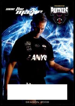 2008 Penrith Panthers Feel The Power, See The Magic #NNO Luke Lewis Front